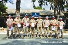 Velite misie UNFICYP ocenil prslunkov misie - Force Comanders' Commendation
