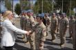 Vrchn predstavitelia UNFICYP prili do Sektoru 4 odovzda medaile za slubu v opercii